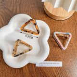 SMALL TRIANGLE ACETATE HAIR CLAW FOR PONYTAILS_CWAHA0400