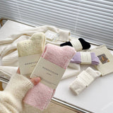 Women Winter Thickened Socks With Dot Yarn_Cwms0878