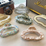 CLOUD SHAPED HAIR CLAW LARGE LUXE TEXTURED CLIP_CWAHA2164