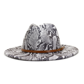 Women Warm And Simple Snake Panama Hat_Cwah0703