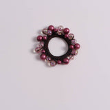 SWEET CUTE WRINKLED PEARL HAIR TIE SIMPLE NEW BAND_CWAHA6777