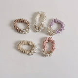ELEGANT PEARL SCRUNCHIE SIMPLE CUTE NEW HAIR TIE_CWAHA6767