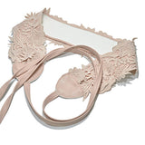 LACE GIRDLE STRAPS CASUAL DECORATIVE CORSET_CWABE0491