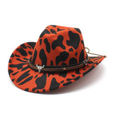 JAZZ WIDE BRIM HAT RETRO ROLLED BRIM WOOL FELT HAT_CWAH2537