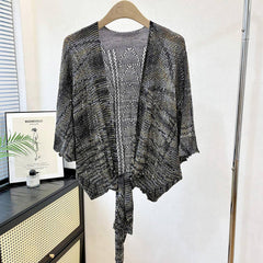 Wear An Ice Silk Hollow Shawl_Cwasc0765