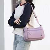 CASUAL SIMPLE MULTI LAYER NYLON SHOULDER BAG_CWASC1779