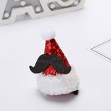 CHRISTMAS DECORATIONS SMALL HAT CHILDRENS HAIRPIN_CWAHA3399