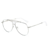 LARGE LENS AVIATOR SUNGLASSES UNISEX_CWASG0285