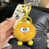 CUTE LITTLE YELLOW DUCK CAR KEYCHAIN BAG PENDANT_CWMM2550