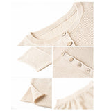 Solid Color Knit Short Sleeve Top And Pants Suit_Cwstb0513