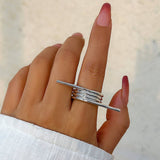 SIMPLE ASYMMETRICAL STATEMENT FRENCH RING_CWAJE1926