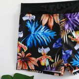 PRINTED DEEP V BIKINI TWO PIECE SWIMSUIT_CWMW0315