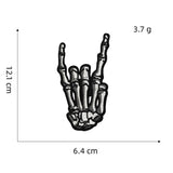 PUNK STYLE SKULL CREATIVE EMBROIDERY PATCH_CWMM4052