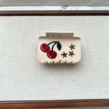 CHERRY SERIES ACETATE HAIR CLAW SWEET SIMPLE CLIP_CWAHA5967