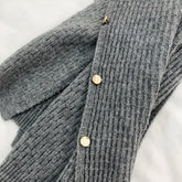 NEW KNITTED CAPE BUCKLE SHAWL_CWASC0754