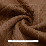 Solid Color Knitted Long Hoodie