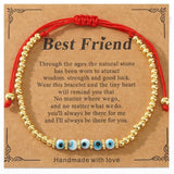 MULTI COLOR GLASS FLAT DEVIL EYE BRACELET_CWMM3848