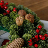 Ins Nordic Faux Nordic Pine Christmas Wreath_Cwmm9926