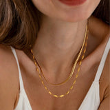 FASHIONABLE AND VERSATILE 18K GOLD PLATED NECKLACE_CWMM3687