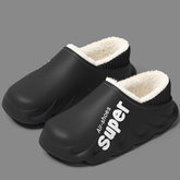 Winter Waterproof Cotton Slippers Warm House Shoes