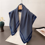 Elegant Polka Dot Herringbone Cotton Neck Scarf_Cwasc03432