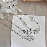 Versatile Double Layer Pearl Choker Necklace