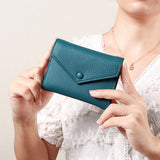 New Autumn Solid Envelope 3-Fold Wallet_Cwab06265