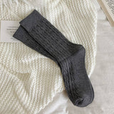 AUTUMN AND WINTER CABLE KNIT SOCKS_CWMS1067