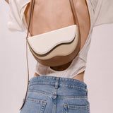 Semi-Circular Contrasting Shoulder Crossbody Bag_Cwab1931