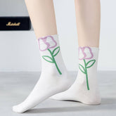 AUTUMN AND WINTER COTTON BREATHABLE MID CALF SOCKS_CWMS0920