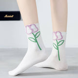 AUTUMN AND WINTER COTTON BREATHABLE MID CALF SOCKS_CWMS0920