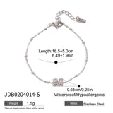 18K GOLD STEEL BRACELET WITH ZIRCON LETTER M_CWAJE4783