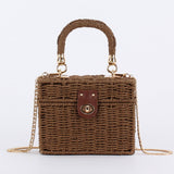 DUAL PURPOSE LEISURE PAPER ROPE WOVEN BAG_CWAB4713