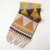 MODERN COMMUTER TRIANGLE FRINGE WINTER SCARF_CWASC2740
