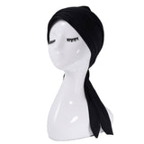 SOLID COLOR VELVET FOUR BAR LONG TAIL HEADSCARF_CWASC2455