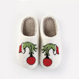 HOME LEISURE CHRISTMAS NON SLIP WARM SLIPPERS_CWSHS0471