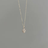 DIAMOND FRESHWATER PEARL NECKLACE_CWAJE1266