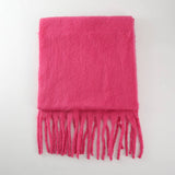 SOFT MOHAIR FEEL SCARF COZY WINTER WRAP_CWASC0323