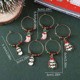 PERSONALIZED SIMPLE CHRISTMAS HOLIDAY EARRINGS_CWAJE1987