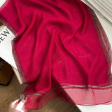 SILK BLEND SCARF FOR WOMEN LIGHTWEIGHT_CWASC0598