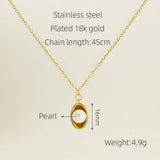 18K GOLD INGOT SET WITH PEARL PENDANT NECKLACE_CWAJE0693