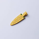 METAL CARROT HAIR CLIP NO CREASE SIDE BANG PIN_CWAHA2625
