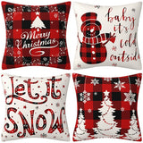 CHRISTMAS TREE SNOWFLAKE HOME PILLOWCASE_CWMM1381