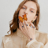 HERBAL JUICE FINGER TATTOOS CUTE MINIMAL STYLE_CWMM8266