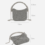 Fashionable Rhinestone Top-Handle Evening Bag_Cwab3604