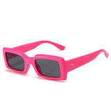 JELLY COLOR FRAME SQUARE BEACH SHADE SUNGLASSES_CWASG0236