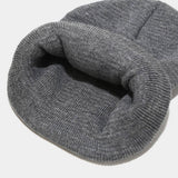 SOLID COLOR KNITTED HAT WITH CUFFS_CWAH1578