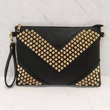 RIVET DECORATION LARGE CAPACITY HANDBAG_CWAB1376