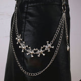 PUNK HIP HOP RETRO SKULL PANT CHAIN_CWMM0638