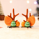 Cwaha0409_Christmas Kids Resin Hair Clips
